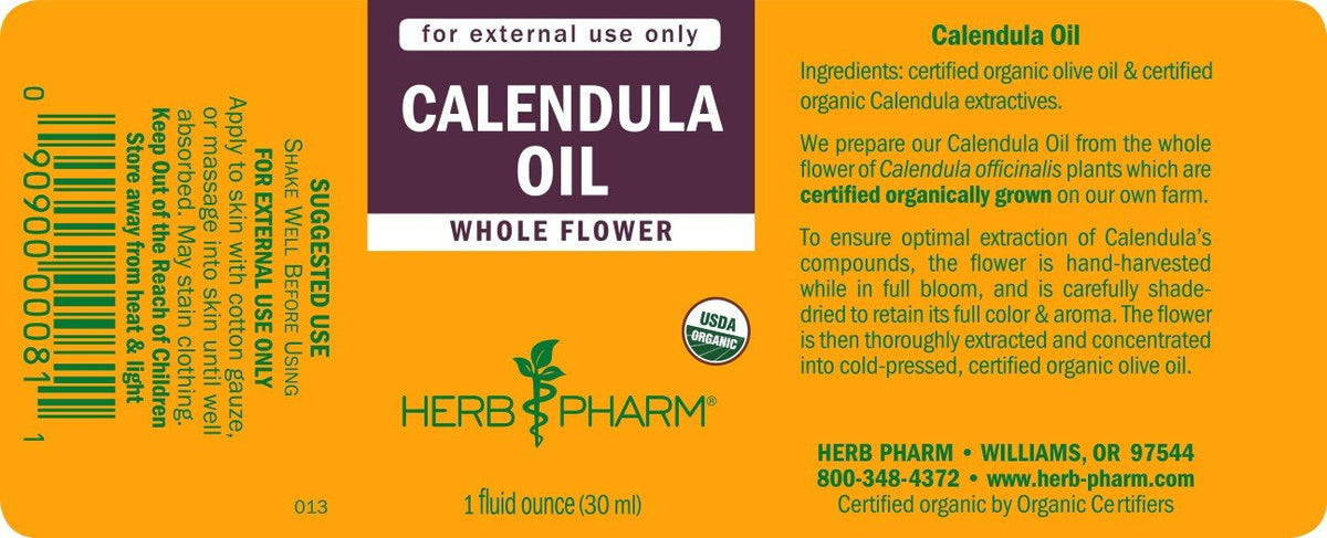 Herb Pharm Calendula Oil 1 oz Liquid