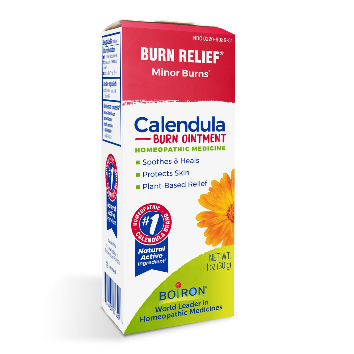 Boiron Calendula Burn Homeopathic Medicine For Burn Relief 1 oz Ointment