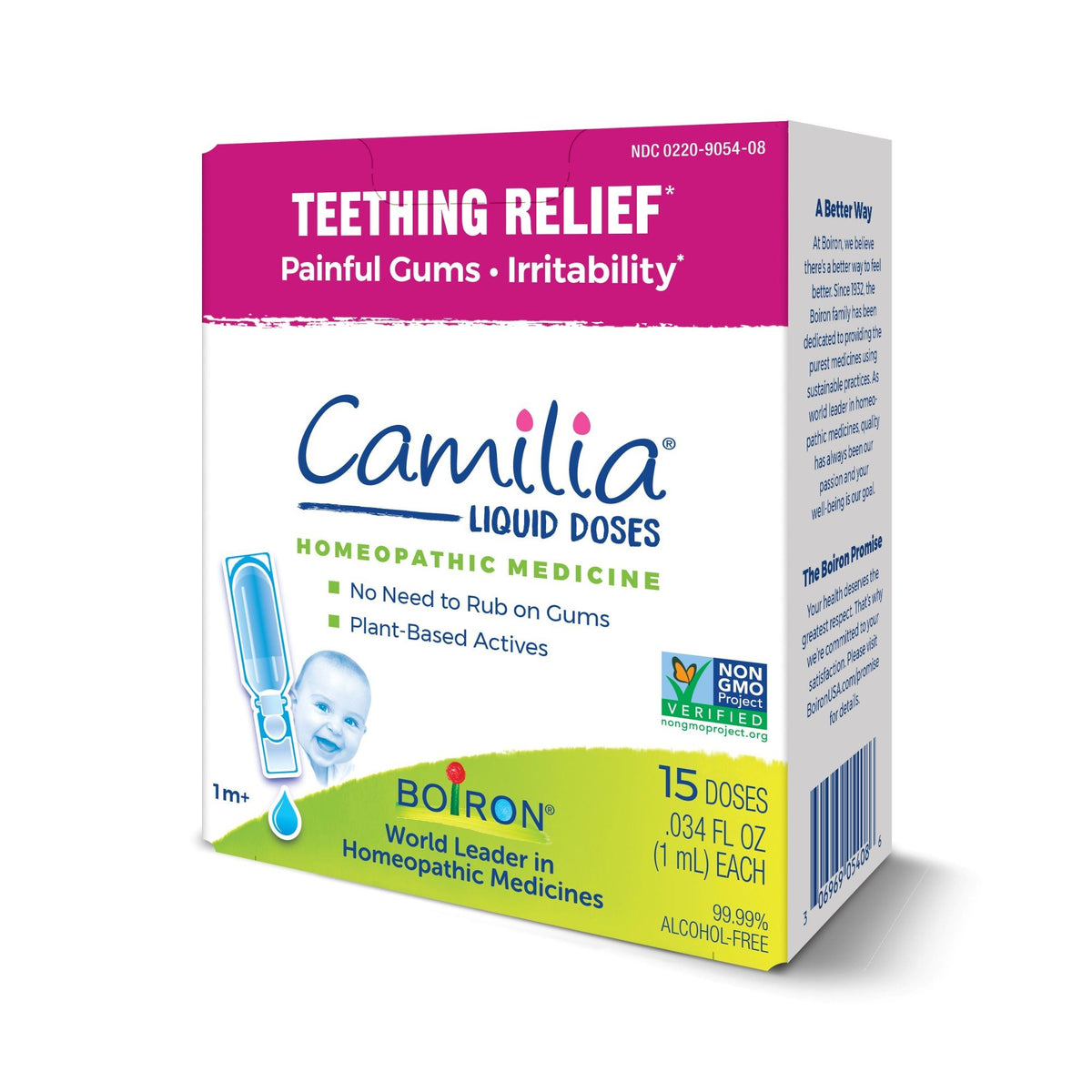 Boiron Camilia Homeopathic Medicine For Teething Relief 15 Dropper