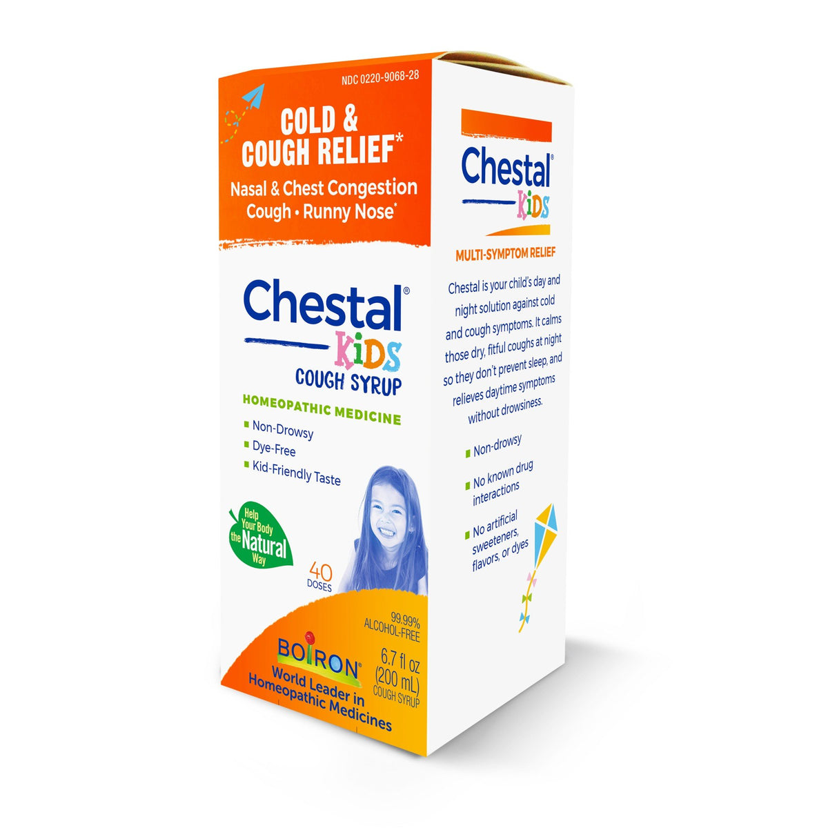 Boiron Chestal Kids Cold &amp; Cough Homeopathic Medicine For Cold &amp; Cough 6.7 fl oz Liquid