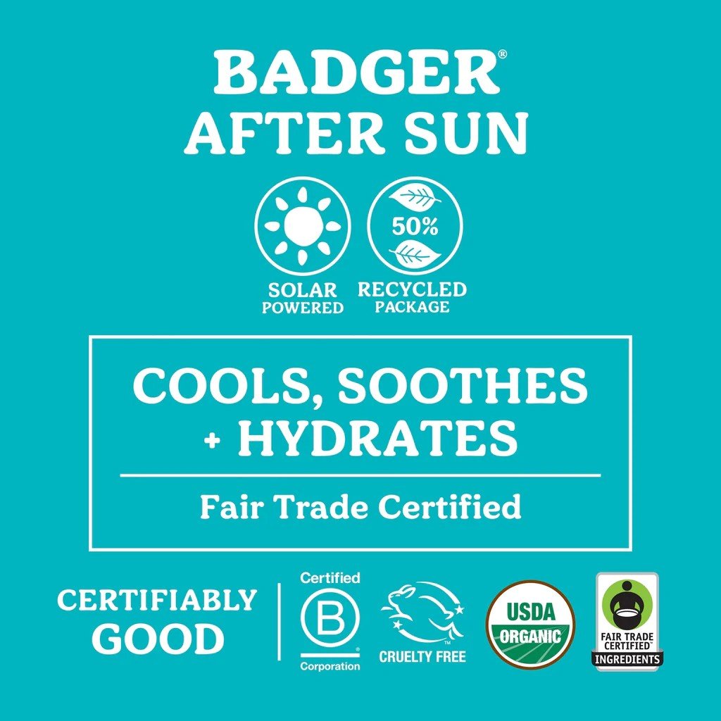 Badger Coconut After Sun Balm Tin 2 oz Balm