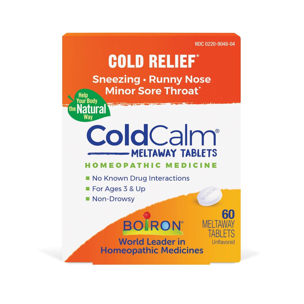 Boiron ColdCalm Homeopathic Medicine For Cold Relief 60 Tablet