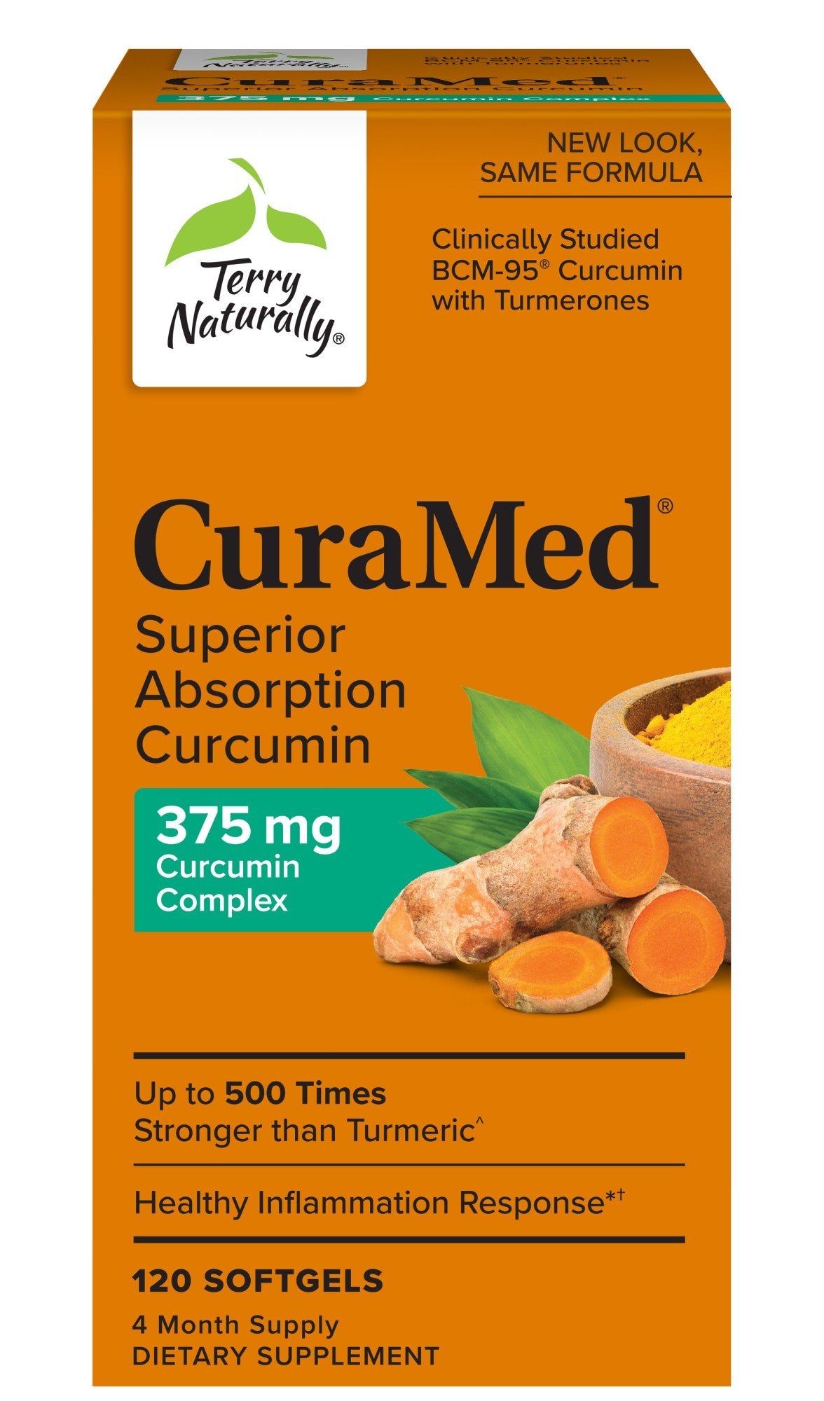 EuroPharma (Terry Naturally) CuraMed 375 mg 120 Capsule