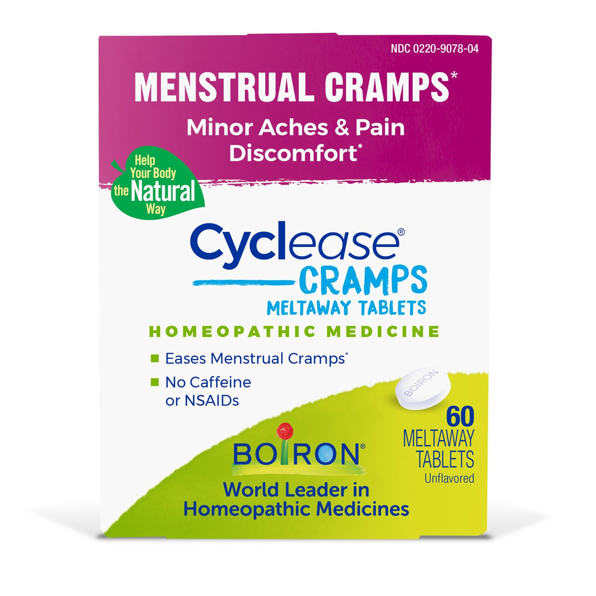 Boiron Cyclease Cramp Homeopathic Medicine For Menstrual Cramps 60 Tablet