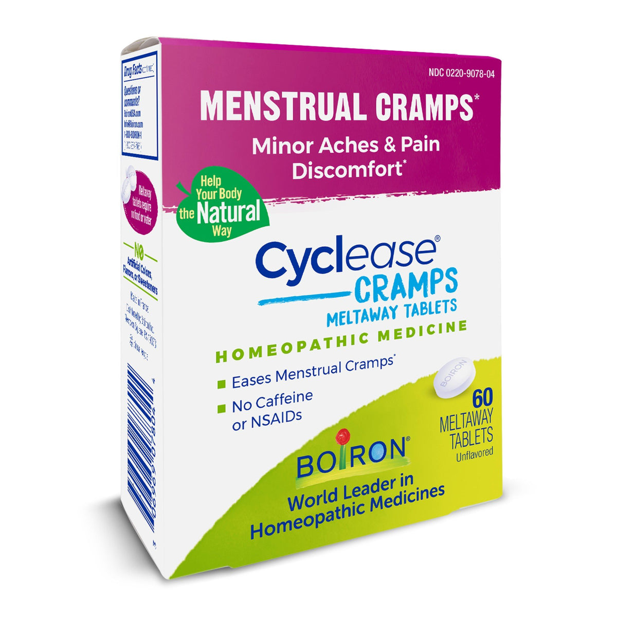 Boiron Cyclease Cramp Homeopathic Medicine For Menstrual Cramps 60 Tablet