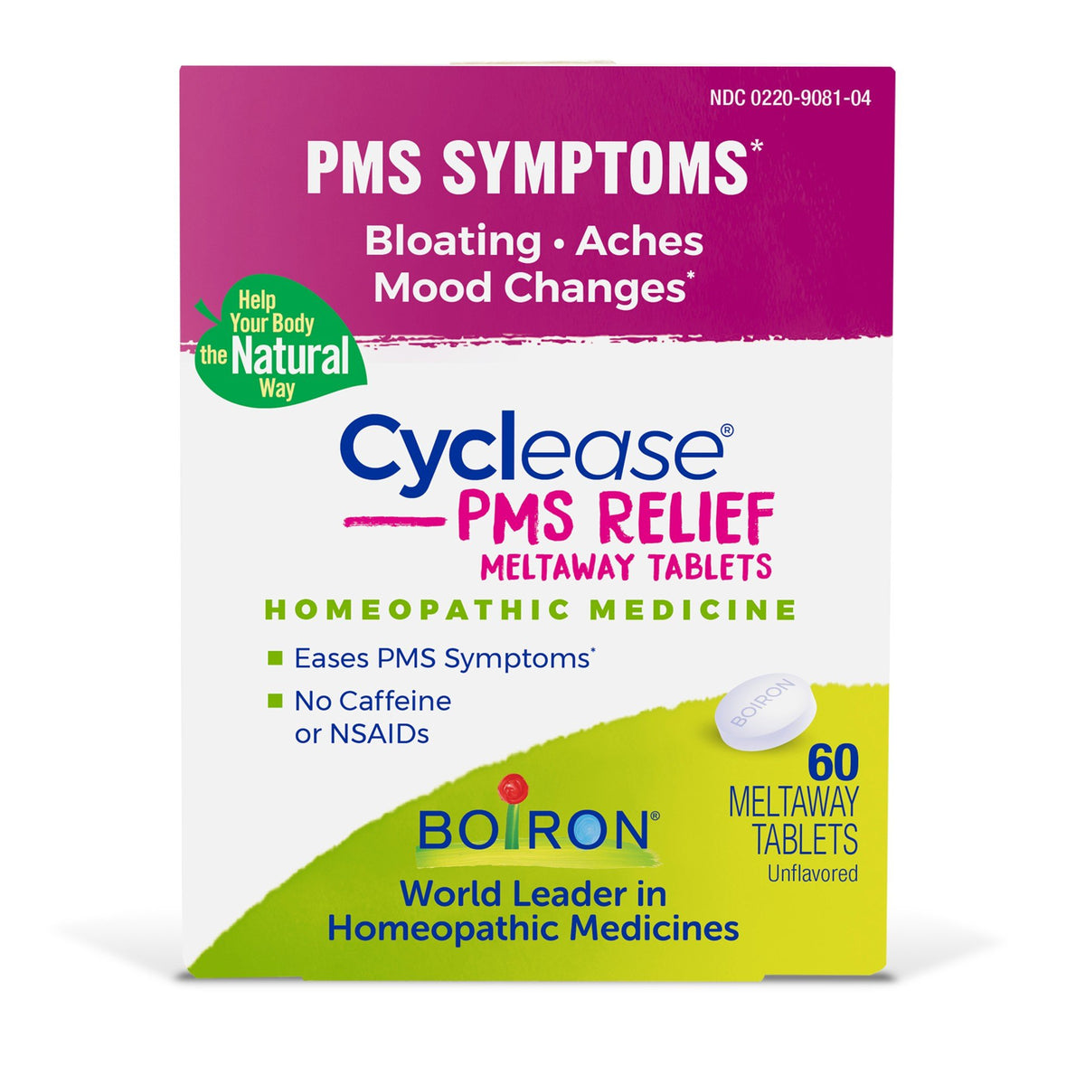 Boiron Cyclease PMS Homeopathic Medicine For PMS Relief 60 Tablet