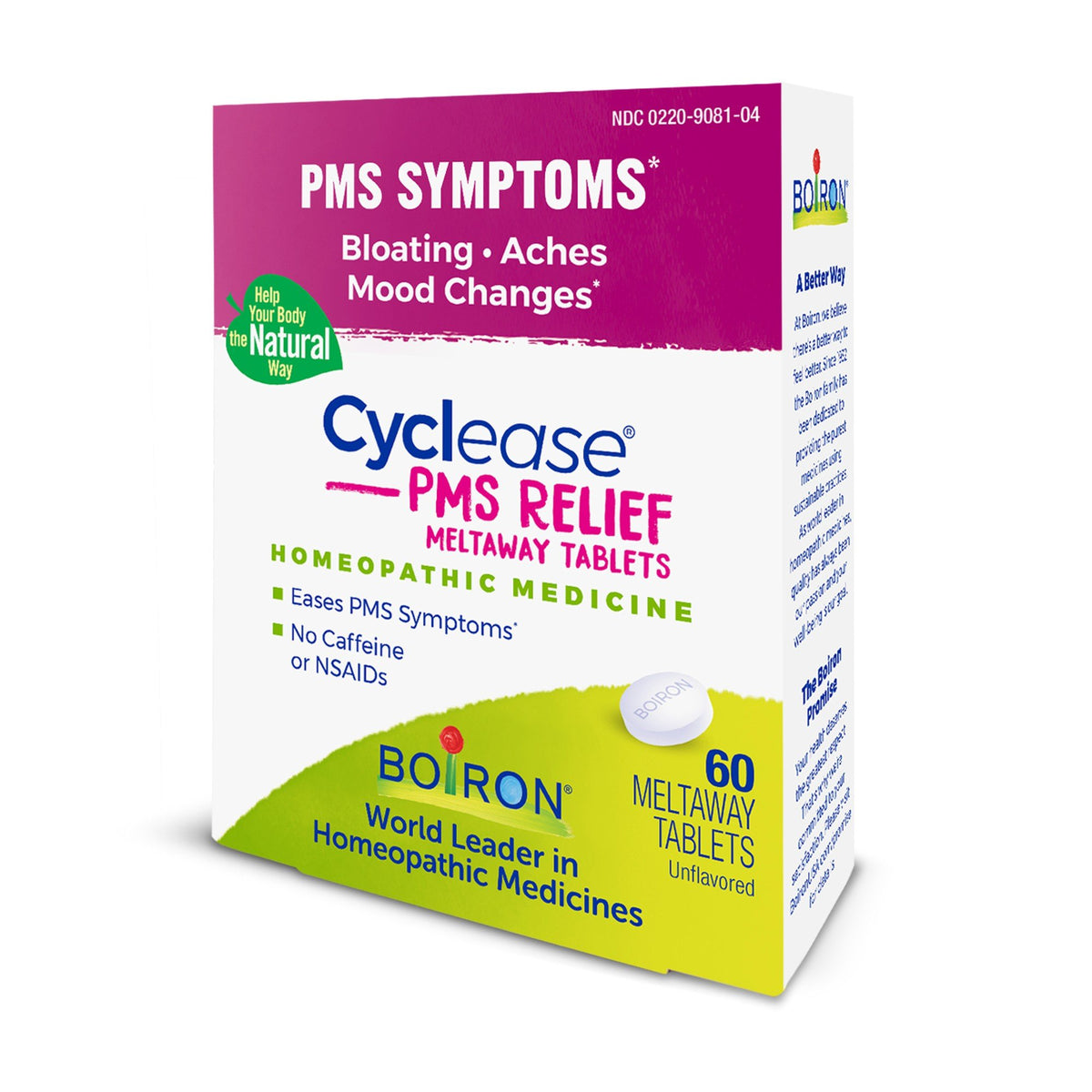 Boiron Cyclease PMS Homeopathic Medicine For PMS Relief 60 Tablet