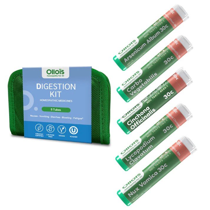 Ollois Homeopathics Homeopathic Digestion Kit - 5 tubes 80 per tube Pellet