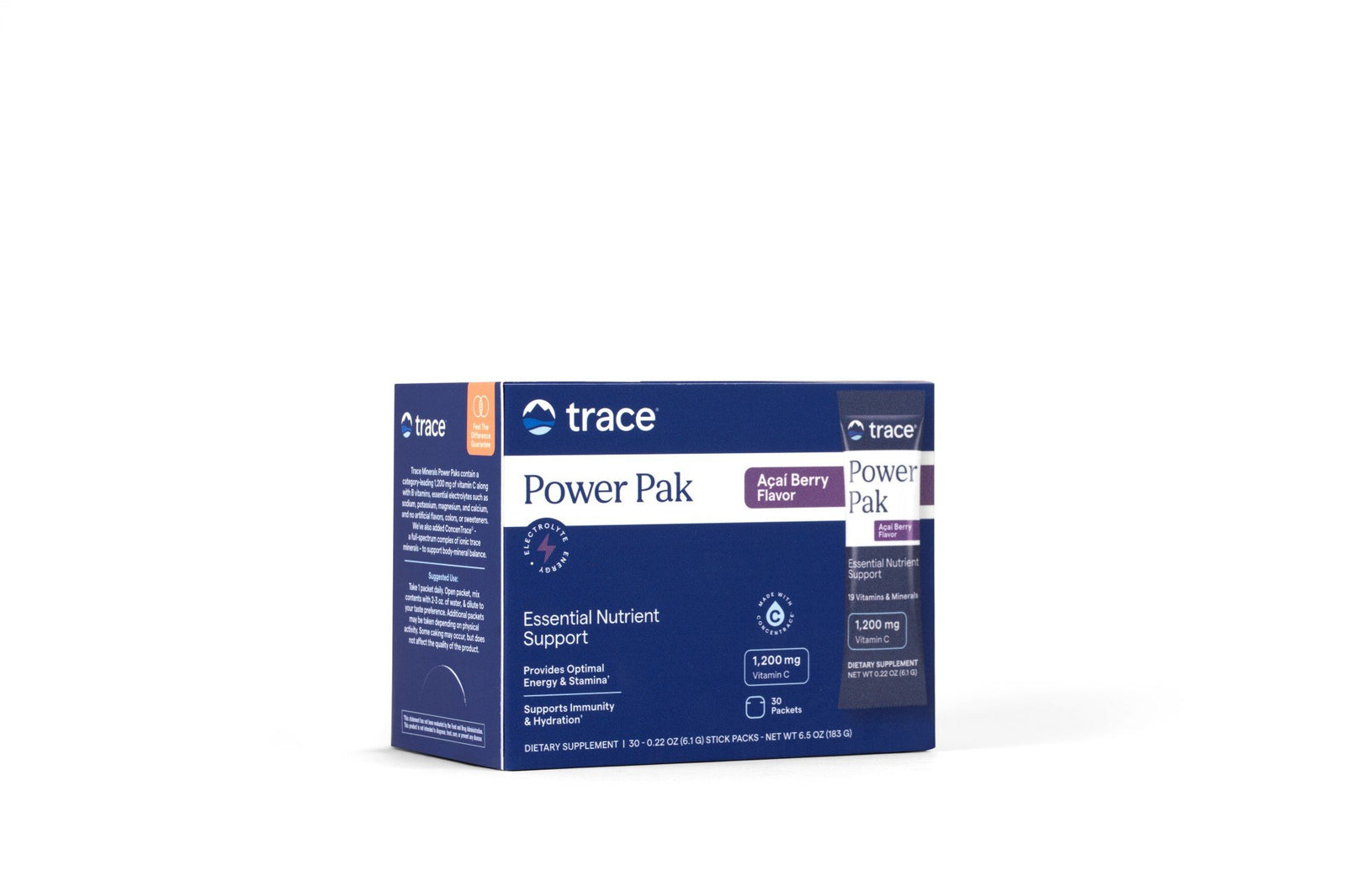 Trace Minerals Electrolyte Stamina Power Pak Acai Berry 30 Packet