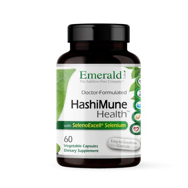 Emerald Labs HashiMune Health with SelenoExcell Selenium 60 Vegetarian Capsule