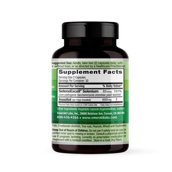 Emerald Labs HashiMune Health with SelenoExcell Selenium 60 Vegetarian Capsule