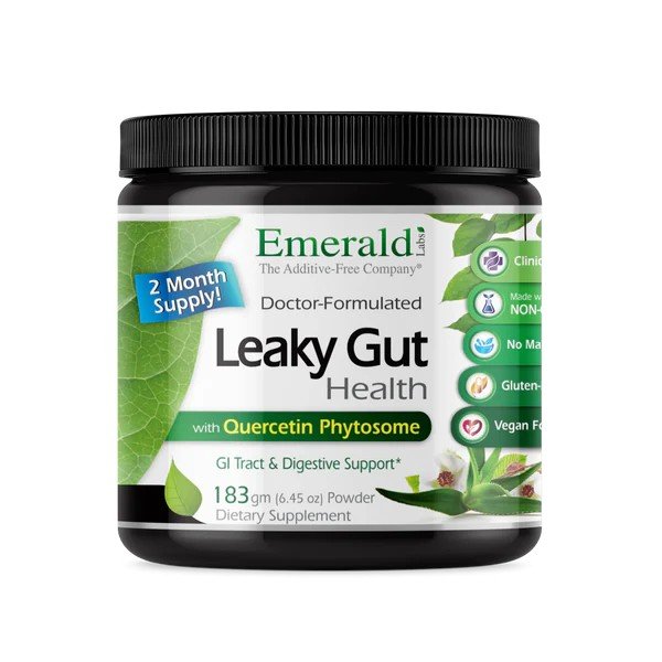 Emerald Labs Leaky Gut Health with Quercetin Phytosome 6.45 oz Powder