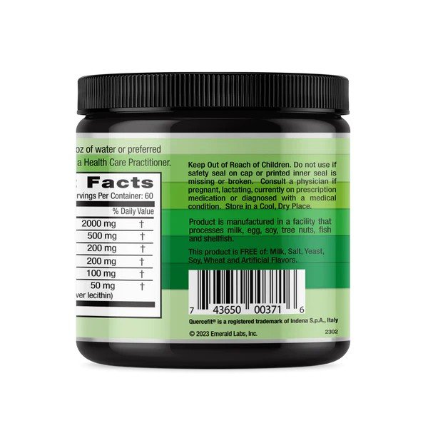 Emerald Labs Leaky Gut Health with Quercetin Phytosome 6.45 oz Powder