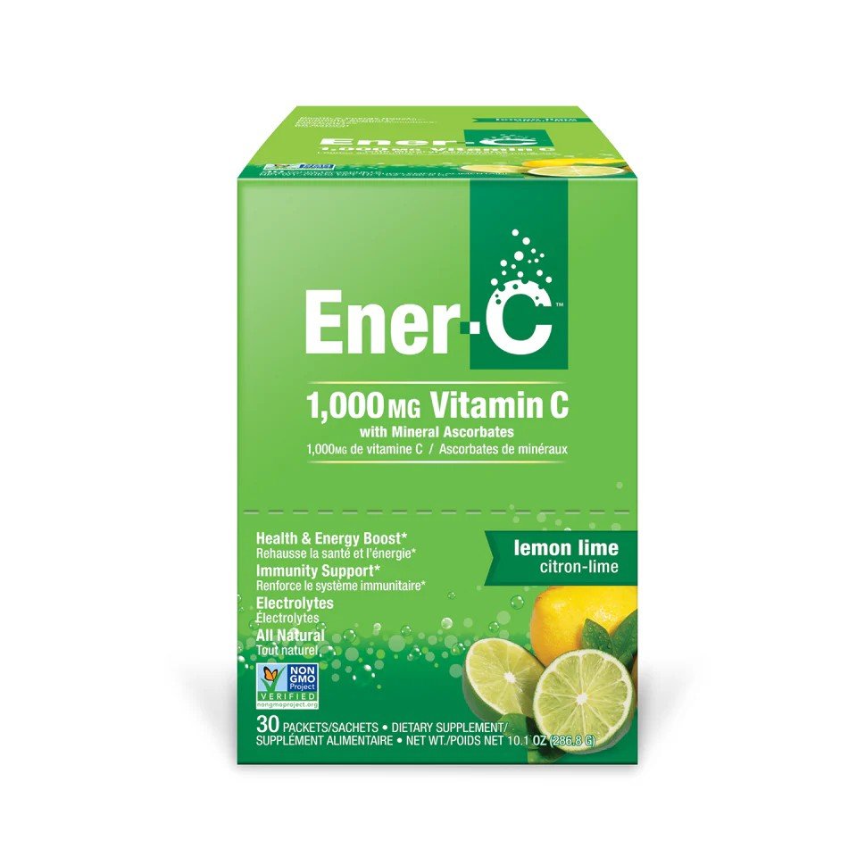 Ener-Life Ener-C 1000 mg Vitamin C Lemon Lime 30 ct Packet