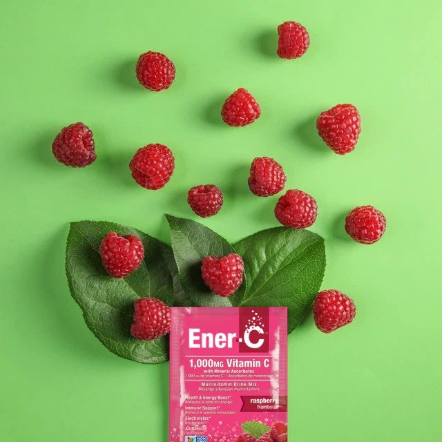 Ener-Life Ener-C 1000 mg Vitamin C Raspberry 30 ct Packet