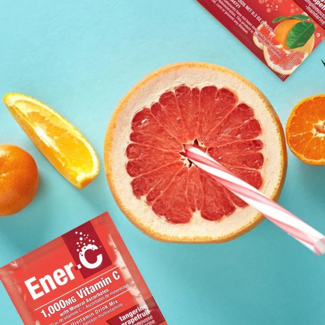 Ener-Life Ener-C 1000 mg Vitamin C Tangerine Grapefruit 30 ct Packet