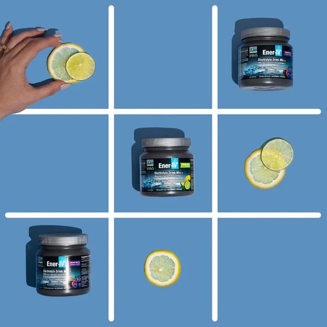 Ener-Life Ener-IV+-Electrolyte Drink Mix Tub-Lemon Lime-45 Servings 5.44 oz(154.35 g) Powder