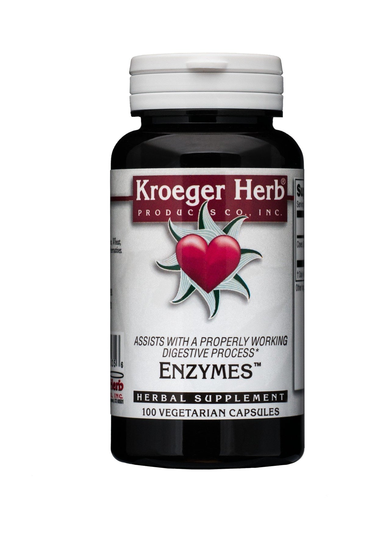 Kroeger Herbs Enzymes 100 VegCap