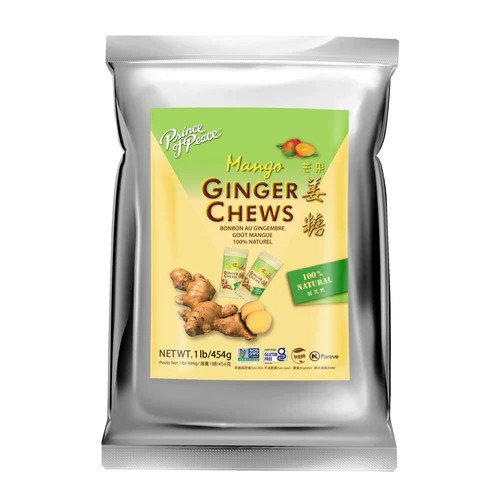 Prince Of Peace Ginger Chews Mango 1 lb Bag