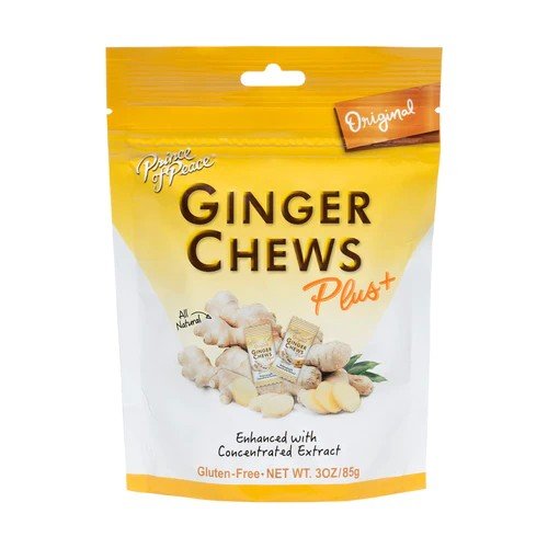 Prince Of Peace Ginger Chews Plus+ Original 3 oz Bag