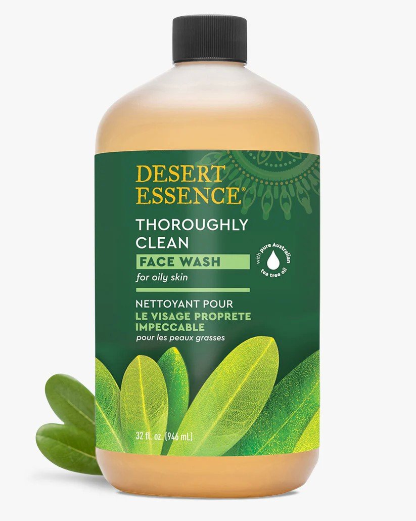 Desert Essence Thoroughly Clean Face Wash - Original 32 oz Liquid