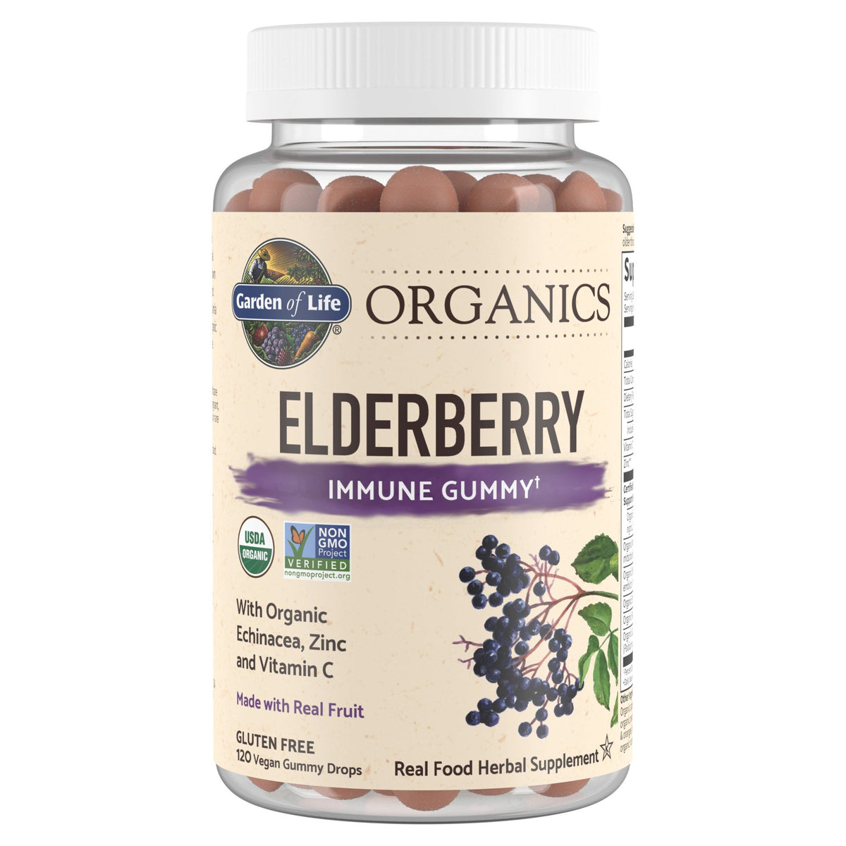 Garden of Life Garden of Life Organics Elderberry Gummy 120 Gummy