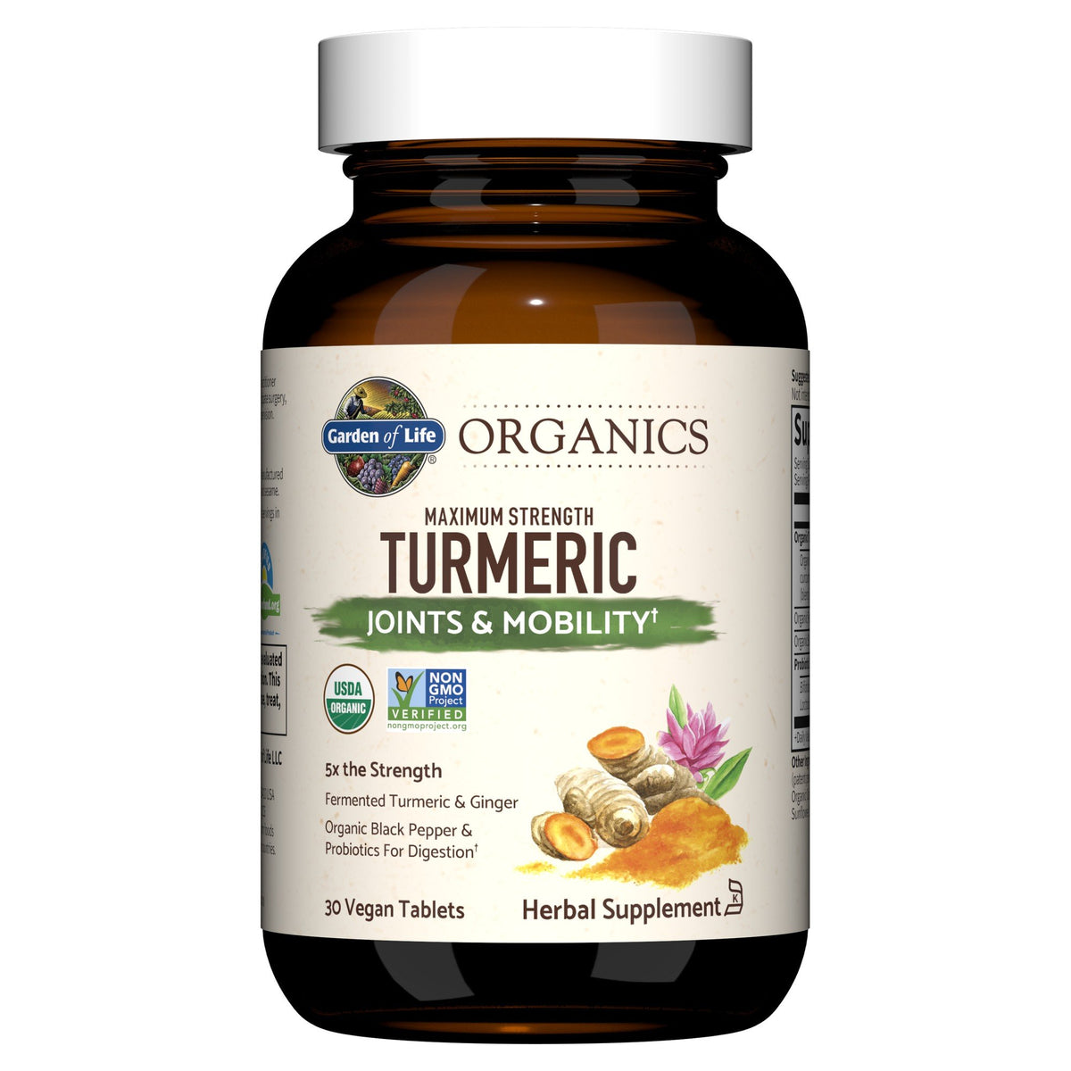 Garden of Life Garden of Life Organics Maximum Strength Turmeric Joints &amp; Mobility 30 Tablet