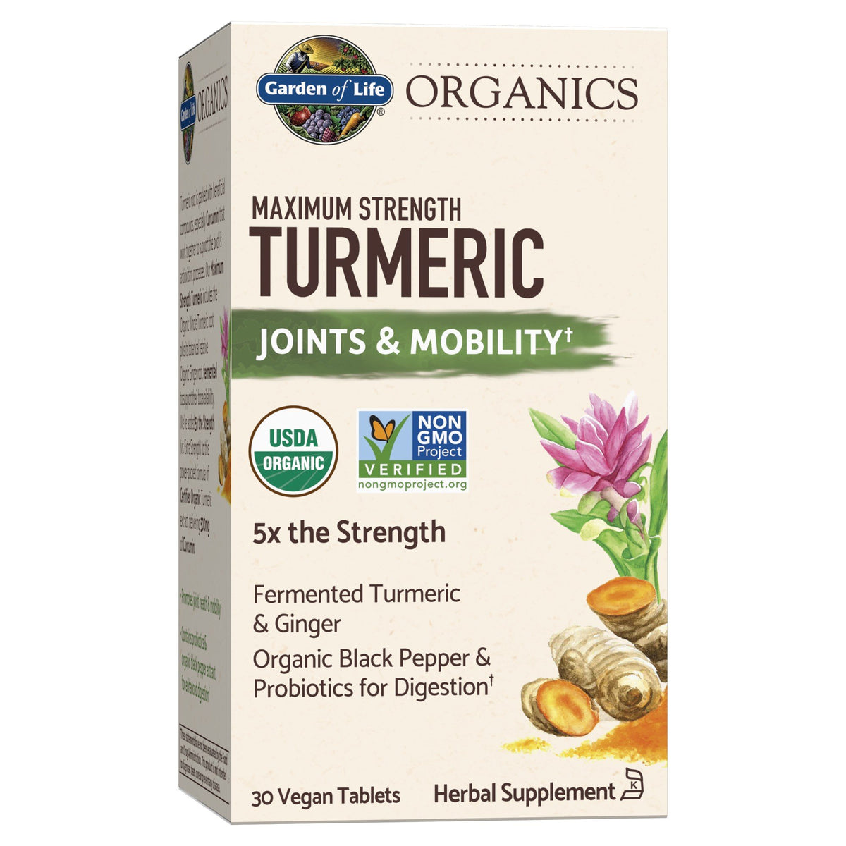 Garden of Life Garden of Life Organics Maximum Strength Turmeric Joints &amp; Mobility 30 Tablet