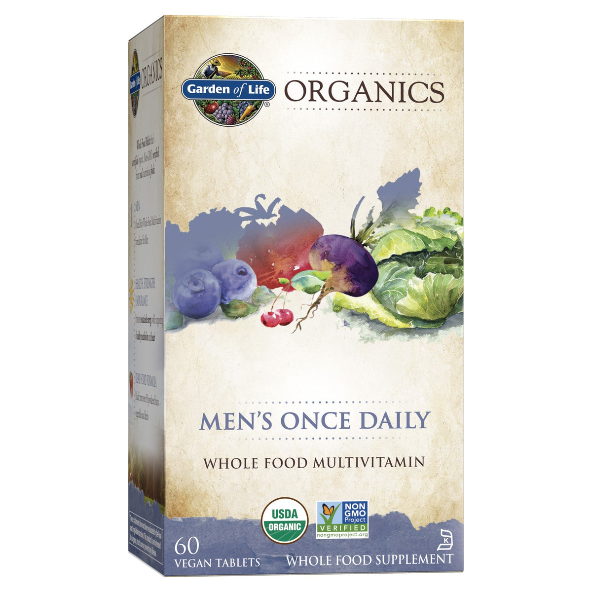 Garden of Life Garden of Life Organics Men&#39;s Once Daily 60 Tablet