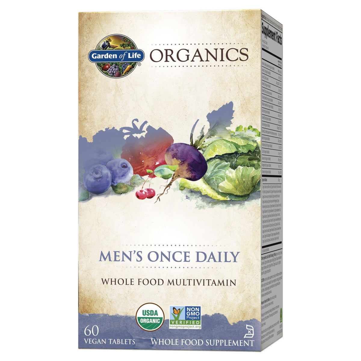 Garden of Life Garden of Life Organics Men&#39;s Once Daily 60 Tablet