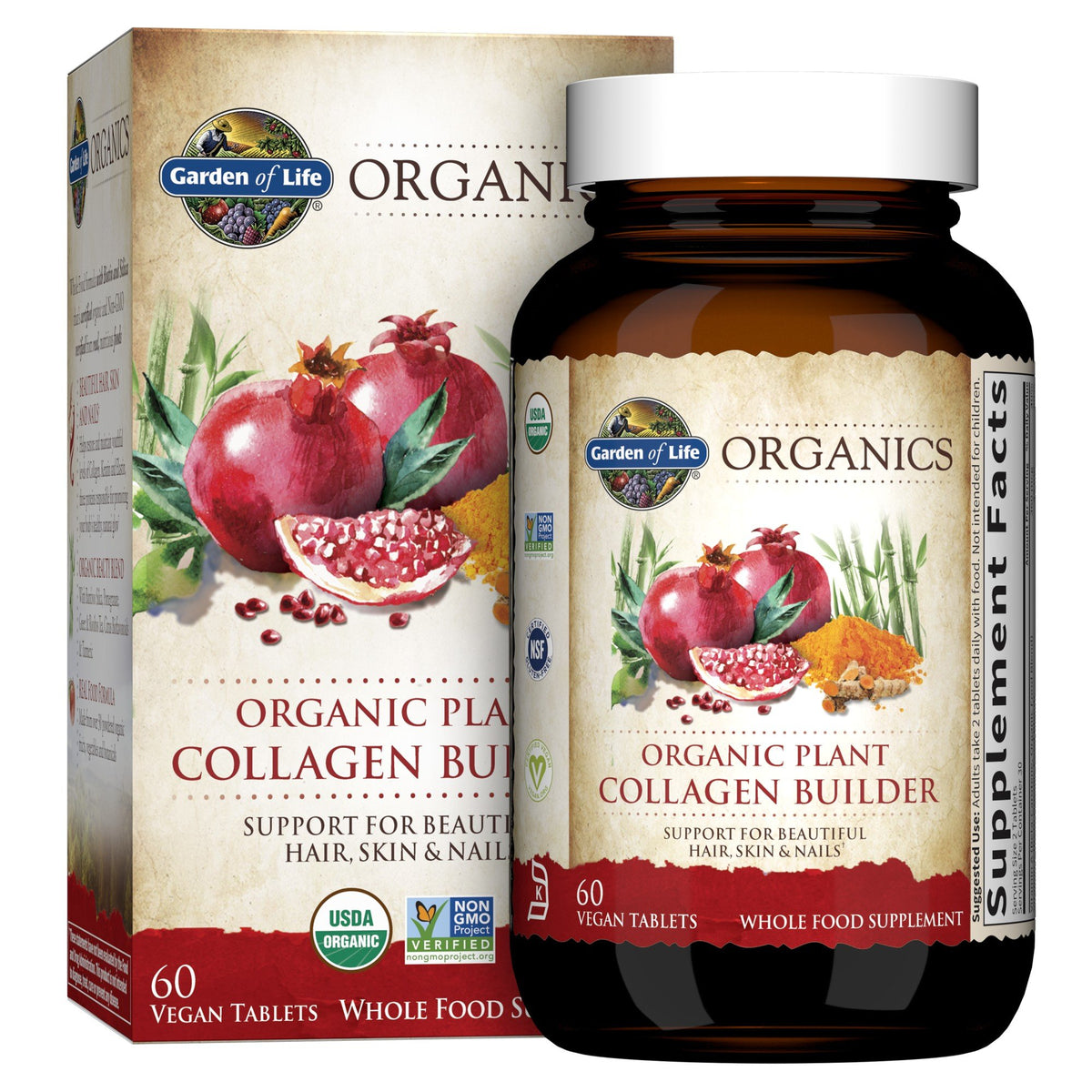 Garden of Life Garden of Life Organics Plant Collagen Builder 60 Tablet