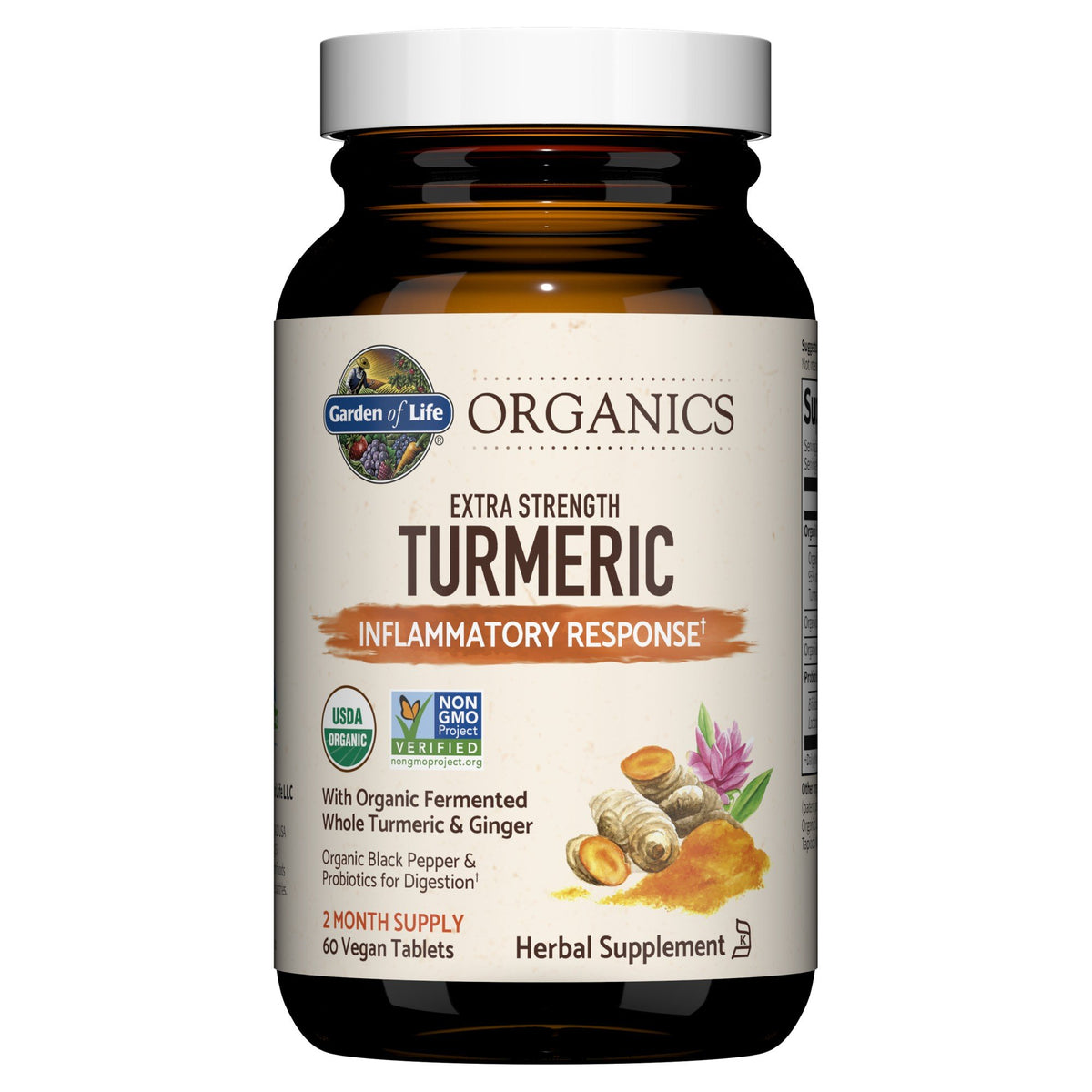 Garden of Life Garden of Life Organics Extra Strength Turmeric Inflammatory Response 60 Tablet