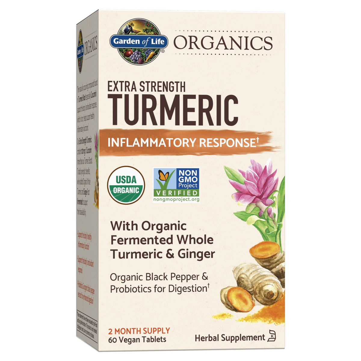 Garden of Life Garden of Life Organics Extra Strength Turmeric Inflammatory Response 60 Tablet