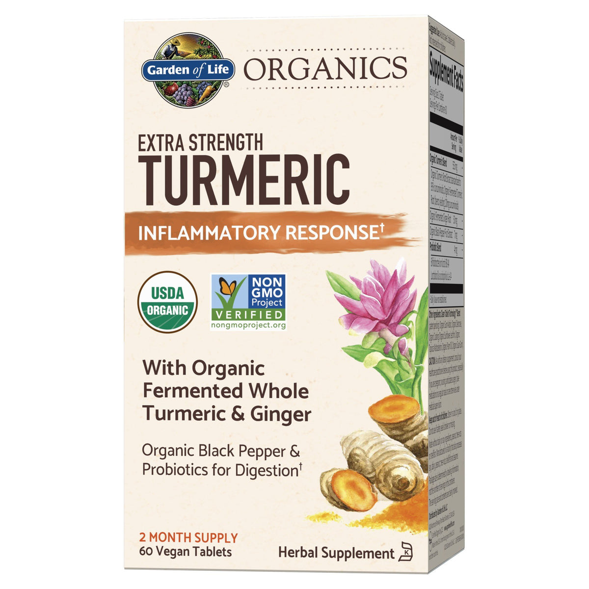 Garden of Life Garden of Life Organics Extra Strength Turmeric Inflammatory Response 60 Tablet