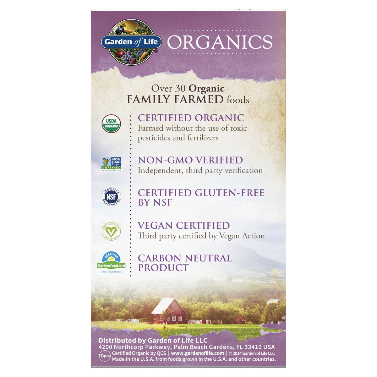 Garden of Life Garden of Life Organics Women&#39;s Once Daily Multi 60 Tablet