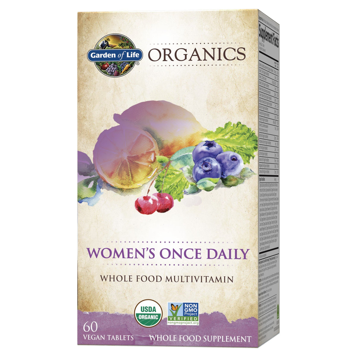 Garden of Life Garden of Life Organics Women&#39;s Once Daily Multi 60 Tablet