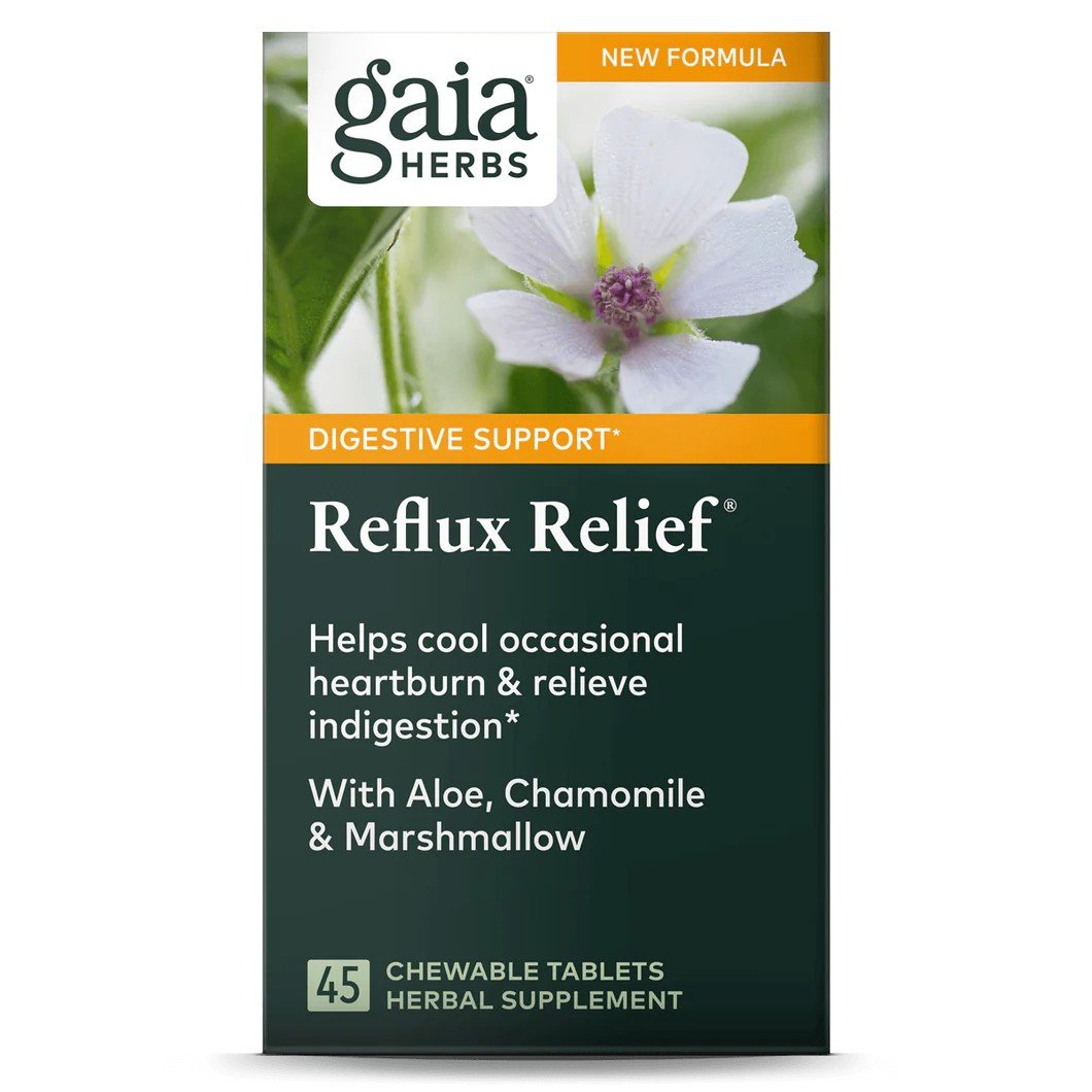 Gaia Herbs Reflux Relief 45 Tablet