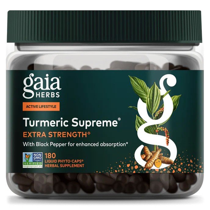 Gaia Herbs Turmeric Supreme Extra Strength 180 Capsule