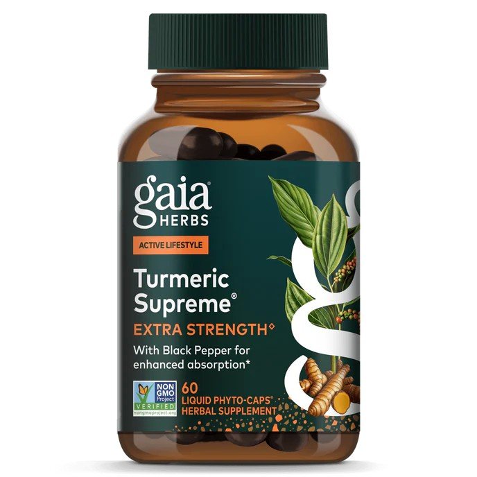 Gaia Herbs Turmeric Supreme Extra Strength 60 VegCap