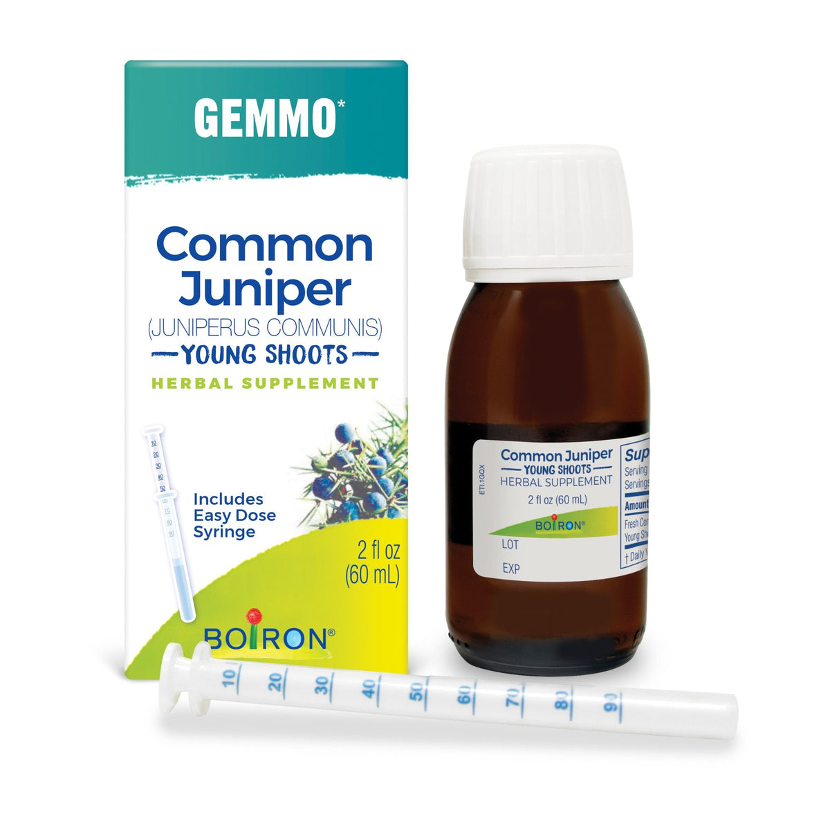 Boiron Common Juniper, Young Shoots Herbal Supplement 2 fl oz Liquid