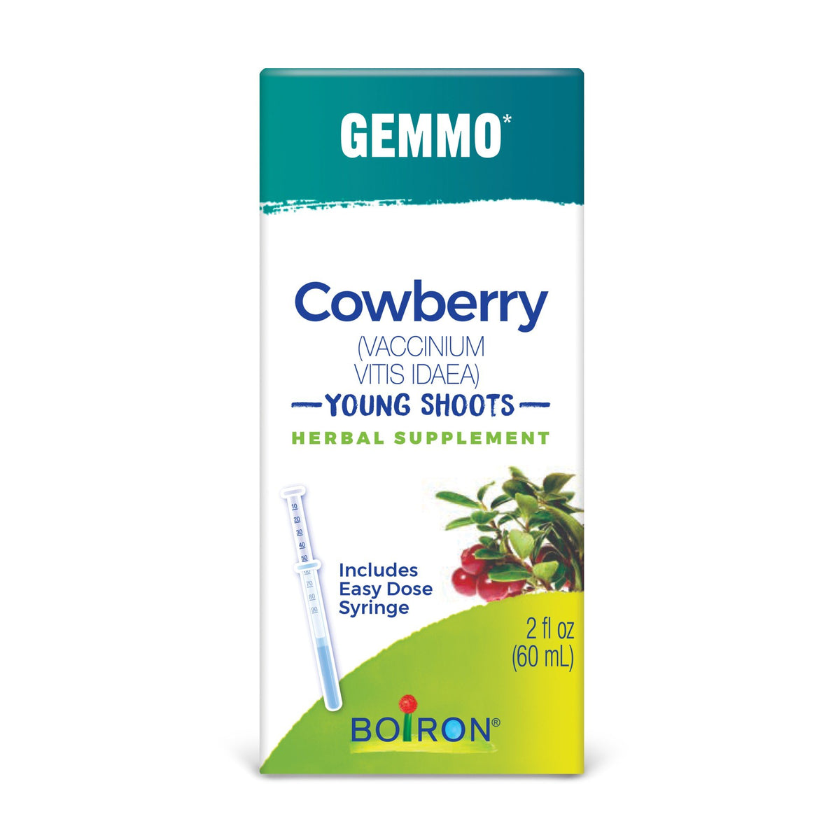 Boiron Cowberry, Young Shoots Herbal Supplement 2 fl oz (60 ml) Liquid