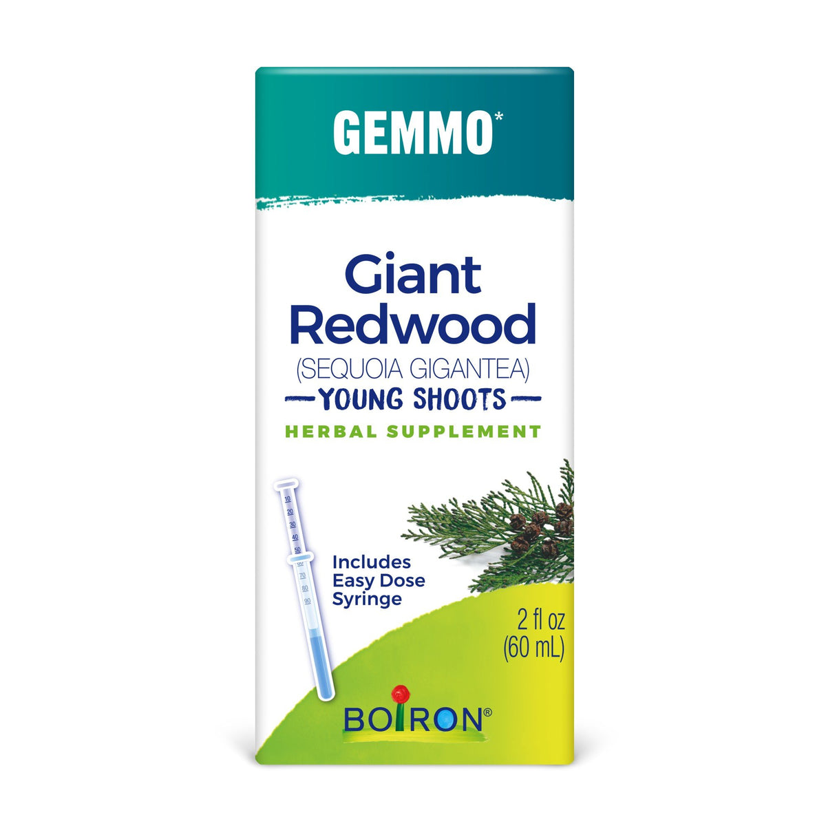 Boiron Giant Redwood, Young Shoots Herbal Supplement 2 fl oz Liquid