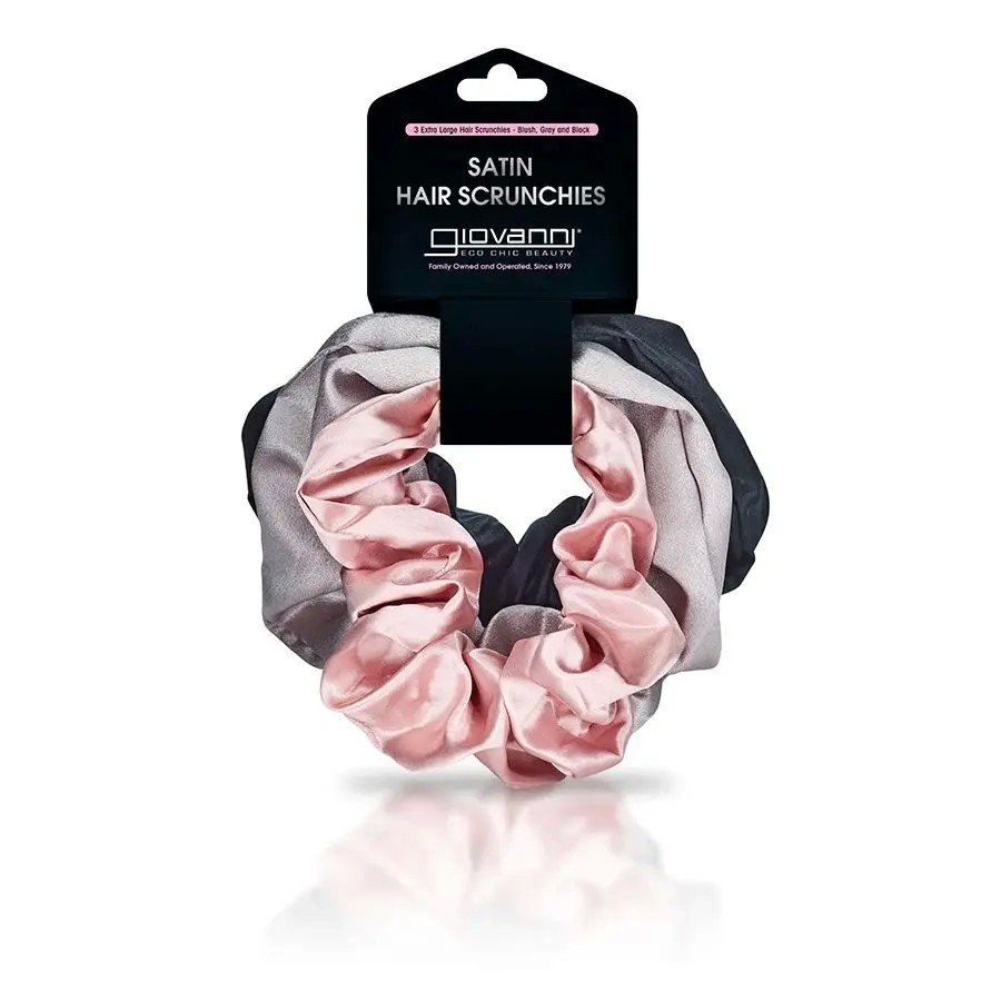 Giovanni Satin Extra Large Hair Scrunchies 3 pack 1 Pack