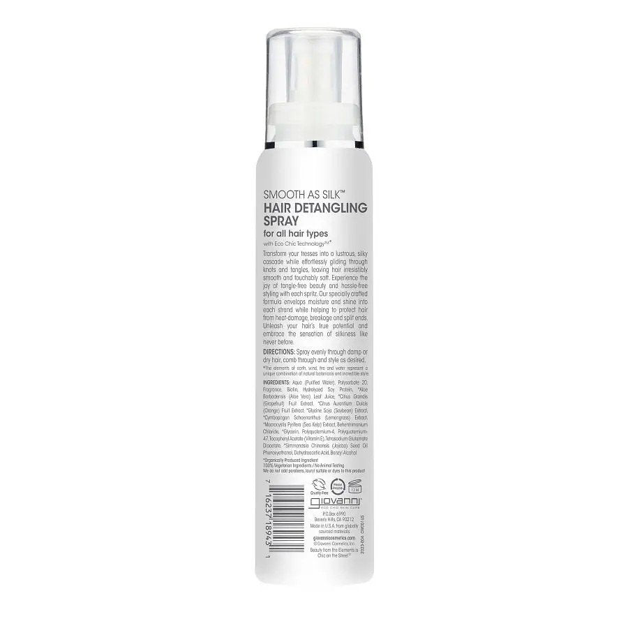 Giovanni Eco Chic Smooth as Silk Detangling Spray 7 fl. oz. Liquid