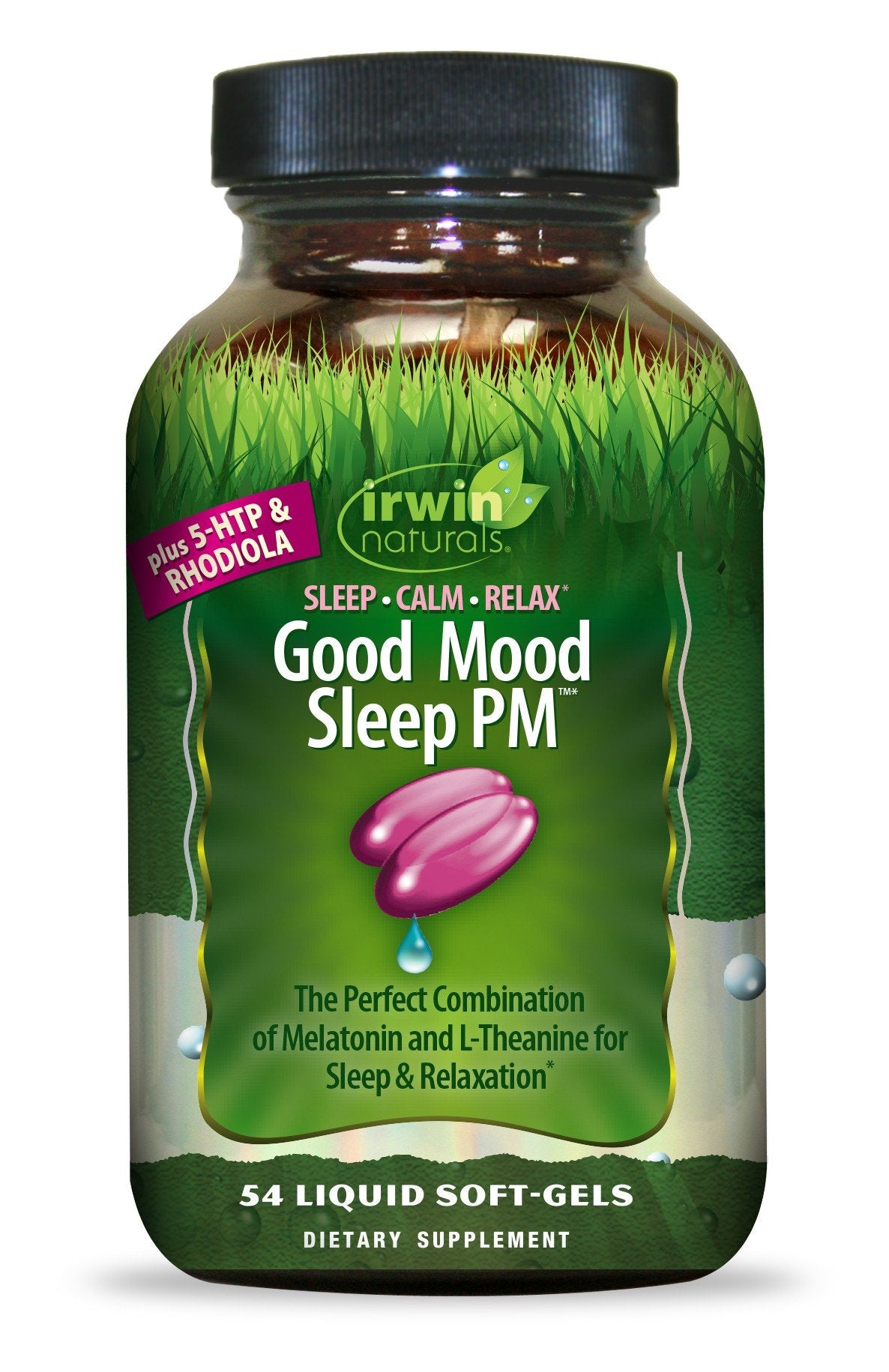 Irwin Naturals Good Mood Sleep PM 54 Liquid Softgel