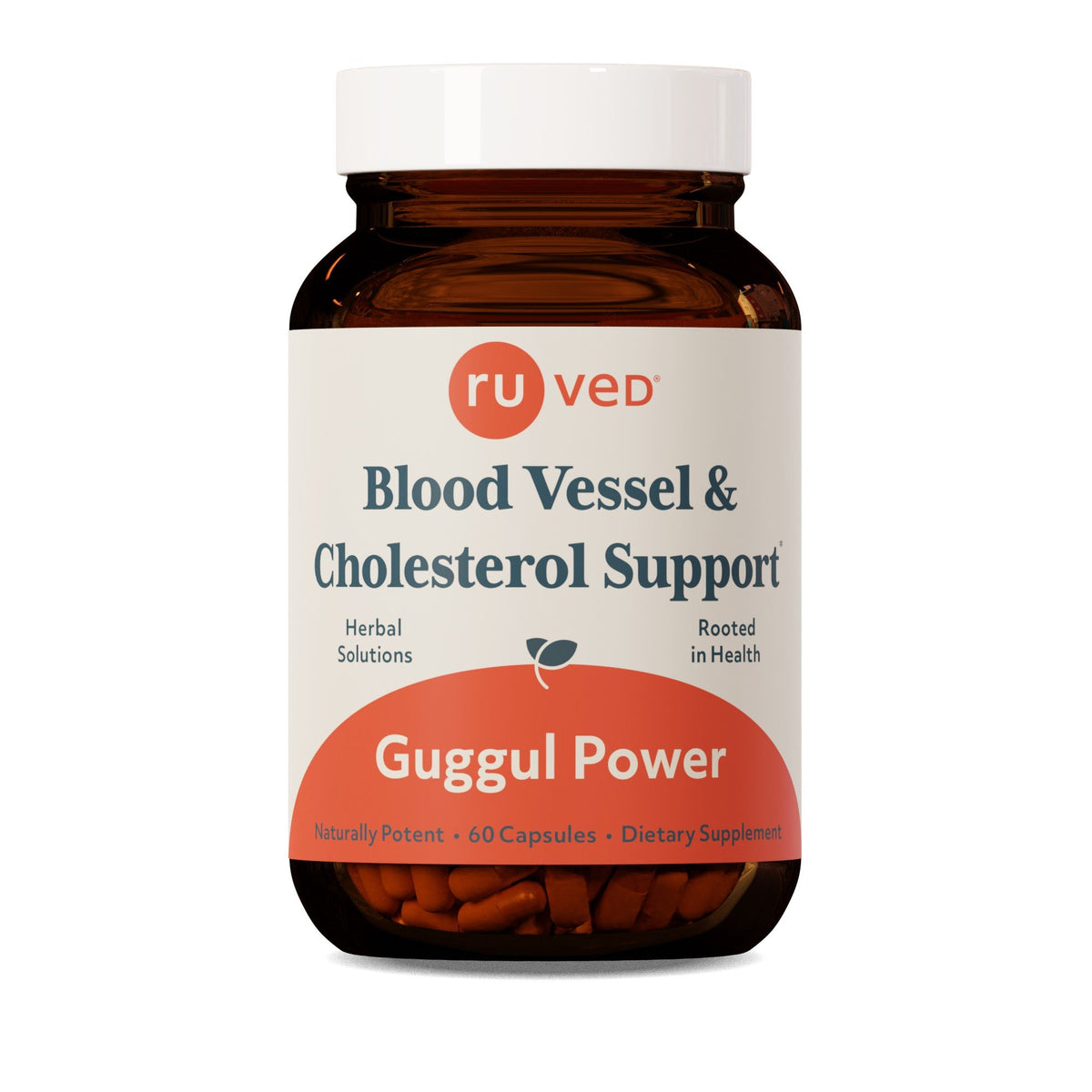 RUVED Guggul Power-Blood Vessel &amp; Cholesterol Support 60 Capsules