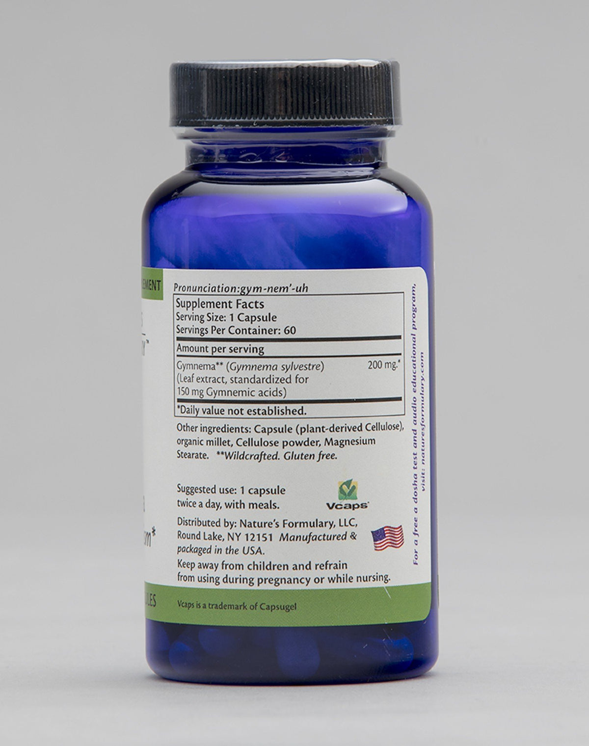 Nature&#39;s Formulary Gymnema 60 VegCap