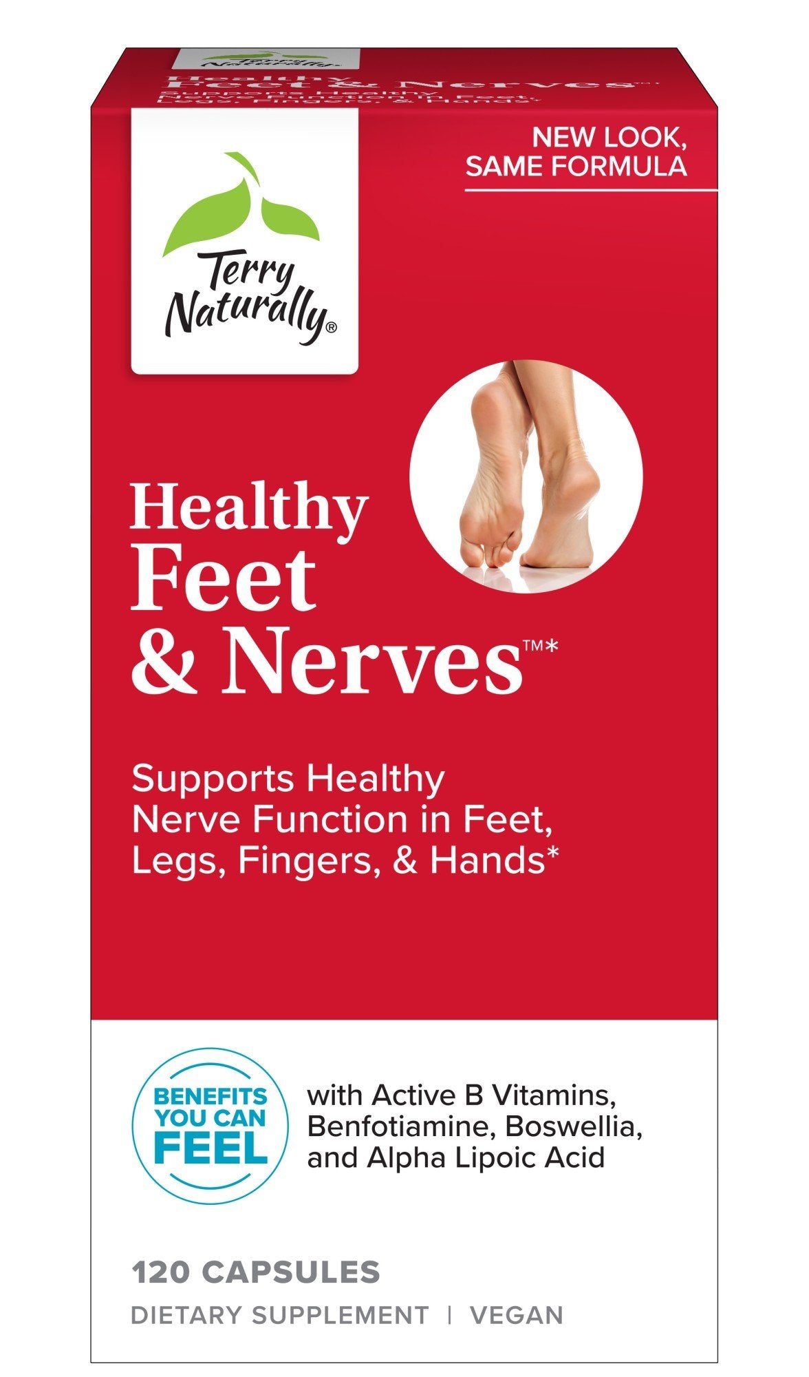 EuroPharma (Terry Naturally) Healthy Feet & Nerves 120 Capsule