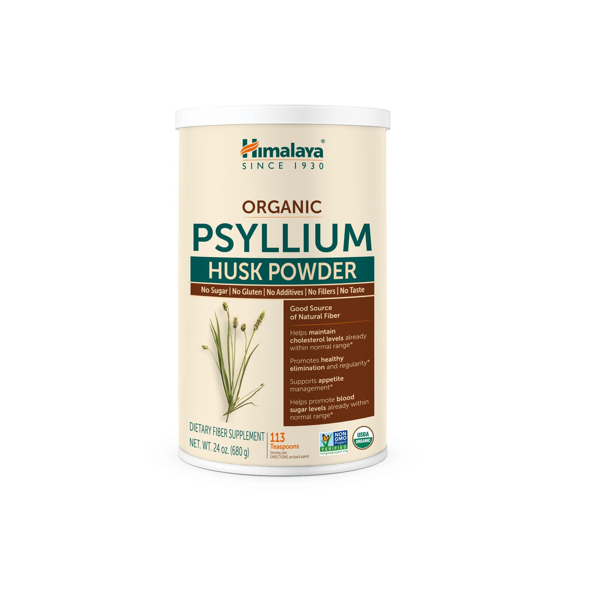 Himalaya Herbals Organic Psyllium Husk Powder 24 oz Powder