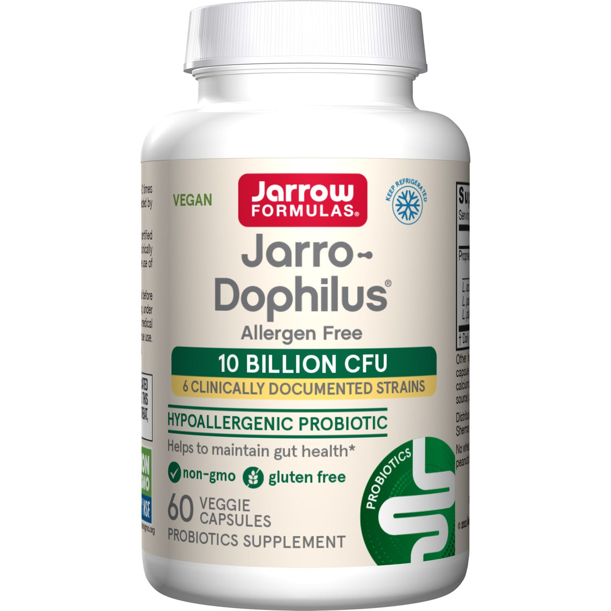 Jarrow Formulas Jarro-Dophilus Allergen Free 60 Capsule